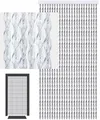DEFACTO Fadenvorhang Türvorhang 100 x 220 cm – Faden-Glitzer-Hängevorhang für Türen – Christall PVC-Vorhänge, PVC-Streifen, glitzernder Glanz – hergestellt in Italien - Tokio