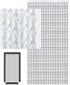 Defactoshop Insektenschutz-Vorhang Türvorhang Fadenvorhang PVC Vorhang Fliegenschutz PVC Streifen CRYIS, Kunststoff, CRYSTAL Glitzer Glanz
