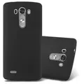 Cadorabo Schutzhülle für LG G3 Hülle in Schwarz Handyhülle TPU Etui Cover Case