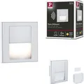 Paulmann LED Einbauleuchte LED Wandeinbauleuchte Tsaro eckig 80x36mm, LED fest integriert, Warmweiß