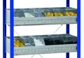 Schüttgutmulde 400 x 1000 mm (T x B), verzinkt