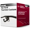 Anhängerkupplung abnehmbar für Ford Tourneo Custom 11.2012-05.2016 neu