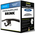 Abnehmbare Anhängerkupplung für FORD Tourneo Custom 12-16 V362 / F3 Brink NEU