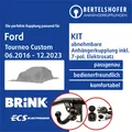 Für FORD Tourneo Custom V362 / F3 06.2016-12.2023 AHK abn. +7pol sp. E-Satz TOP