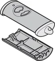 Hörmann Ersatz Gehäuse HSE 1 für Handsender 1-Tasten, schwarz/Chrom