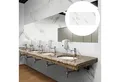 Revet Wandpaneel XL-Wandfliese Kunststoff - wasserfest, robust, alte Fliesen überkleben, BxL: 60x120 cm, 0,72 qm, (Packung mit 2,16 m², 3-tlg., Versandkostenfreie Lieferung) Wandverkleidung im Fliesendesign, wasserfest, pflegeleicht