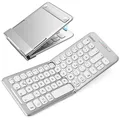 Inateck Faltbare Tastatur Bluetooth QWERTZ,Mini Tragbare mit 3 Bluetooth, Tablet Tastatur drahtlose Reise für iPad/iOS/Samsung/Android/Windows,KB06001