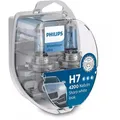 Philips Auto-Lampe WhiteVision ultra 12972WVUSM, H7, Halogen, 12V / 55W, Scheinwerferlampe, 2 Stück