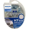 PHILIPS H7 WhiteVision ultra 2 Stück + 2 x W5W 4200K Halogen Scheinwerfer KFZ