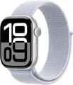 APPLE Watch S10 GPS 46 mm Alugehäuse silber Sportloop Hellblau MWWN3QF/A B-Ware
