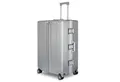 WINLIFE Trolley WINLIFE®Größe M, L, XL Reisekoffer Alu-Rahmen ABS & TSA Schloss Silber, 4 Doppelrollen Rollen, Stoßfest, TSA-Schloss, 360°-Doppelrollen, Leicht