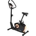 Christopeit Ergometer ET 3.1 – Holzlook, 32-stufige Magnetbremsung, LED Smart Control, Kinomap & Zwift kompatibel, Verstellbarer Sattel & Lenker,... - Schwarz