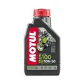 1x Motoröl 5100 4T 10W-50 1 Liter 4 Takt Motorrad Öl ESTER JASO MA2 MOTUL