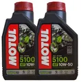 Motul 5100 4T 10W-50  2x1 Liter Motoröl