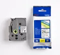 Brother Schriftbandkassette TZE-251 weiß/schwarz 24 mm