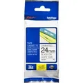 Schriftband TZe-251 24 mm, Schwarz auf Weiß