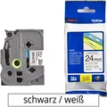 Brother TZe-251 24mm Schriftband P-touch Tape weiß