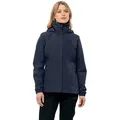 Jack Wolfskin Regenjacke STORMY POINT 2L JKT W Wasserdicht, winddicht, Übergangsjacke blau S (36)