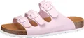 Pantolette Bioline Lady Hausschuh Größe 42 mit Schnallen, weich gepolstert
