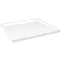 Duschtasse Abs Rechteckig Weiß 80x90 Cm - Vidaxl