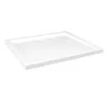 vidaXL Duschwanne Duschtasse ABS Rechteckig Weiß 80x90 cm