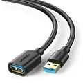 Ugreen Usb A 30 Verlangerungskabel Stecker Auf Buchse 1 M - Schwarz