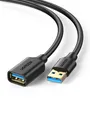 UGREEN USB 3.0 Verlängerungskabel A Stecker auf A Buchse PC Computer 1 m schwarz