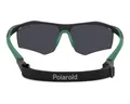 POLAROID Unisex PLD 7055/S Sunglasses, Matt, Schwarz, Grün, 68