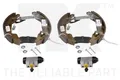 NK (443668501) Bremsensatz, Trommelbremse für OPEL