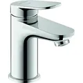 Duravit S FreshStart Wave Waschtischarmatur WA1011002010 Ausladung 95mm, ohne Zugstangen-Ablaufgarnitur, chrom