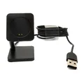 USB 2.0 Kabel 93 cm Ladestation für OnePlus Watch Smartwatch in Schwarz