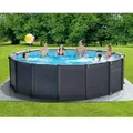 Intex Aufstellpool-Set Graphite Gray Panel 478x124 cm