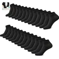 Socken Sportsocken Halband Socken Baumwolle Unisex 12 Paar