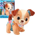 VTech Krabbel-mit-Mir-Hündchen – Interaktives Plüschtier, das alleine krabbelt, spricht, singt und Geräusche abspielt – Für Kinder von 9-36 Monaten
