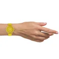 Oozoo Leder Damen Uhr C10602 Analog Quarzuhr Armband gelb Timepieces UOC10602
