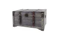 Kobolo Truhe Kiste KUBA aus Holz grau 70x35x38 cm