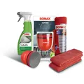500ml SONAX SCHEIBENKLAR + CLAY-BALL + 2x MICROFASERTÜCHER AUSSEN REINIGUNG SET