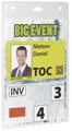 DURABLE Hinweisschild 19 Namensschild A6 - Kunststoff, transparent, 105 x 148 mm, 20 Stück