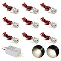Haixin Kleine LED-Scheinwerfer 9PCS 12V 1W vertieftes Deckenlicht für Küche T...