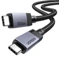 UGREEN USB C Kabel, Datenkabel, 240W Ladekabel USB-C, 1M Schnellladekabel mit 4K Videosignalübertragung Datenkabel, kompatibel mit iPhone17/Air/MacBook Pro/Monitor/Dockingstation/iPad (10 Gbps 1M)
