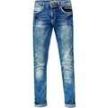 Jeans Hose "NEW YORK" Blue Used Regular Fit