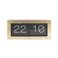 Karlsson Wand-/Tischuhr Boxed - Flip XL - Gold - 37x17,5x9cm - Rechteck - Stahl - Standuhr - Tisch Uhr