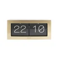 Wand-/Tischuhr Boxed - Flip XL - Gold - 37x175x9cm - Rechteck - Stahl - Stand...