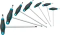 HAZET ERGONOMISCHER SCHRAUBENDREHERSATZ MIT T-GRIFF 7-TLG. KUGELKOPF SECHSKANT