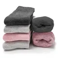 OCCULTO Kuschelsocken Damen Warme Kuschelsocken 6er Pack (Modell: Smilla) (6-Paar) rosa 39-42
