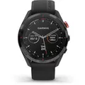 Garmin 010-02200-00 Approach S62, Premium-Golf-GPS-Uhr, integrierter virtueller Caddie, Mapping und Vollfarbbildschirm, Schwarz