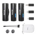 BOYA Wireless Lavalier Mikrofon, BOYALINK A1 Mini Ansteckmikrofon für iPhone Android Kamera PC Laptop Videoaufnahme, Vlog, Podcast Live Stream Interview (TX+RX)
