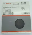 Bosch Zubehör F355 Schleifblatt Papier mit Klett ungelocht K120