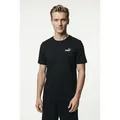 PUMA T-Shirt ESS SMALL NO 1 LOGO TEE Regular Fit, Kurzarm, Rundhalsausschnitt schwarz M (48/50)