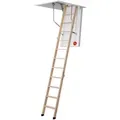 Dolle Bodentreppe Clickfix® Thermo 3-teilig Bis 274cm Raumhöhe Mit U-wert 0,38 Deckenöffnung 140x70cm